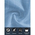 thumbnail image 7 of Blue Burlap Texture Cloth Napkins Set of 4 Reusable Dinner Napkins, Farmhouse Vintage Blue Cocktail Napkin Washable Table Napkins for Wedding/Holiday Party/Baby Shower 20"x20", 7 of 7