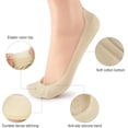 thumbnail image 3 of No Show Socks Womens Liner Socks Ultra Low Cut Non Slip Invisible Socks for Flats, 3 of 7