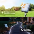 thumbnail image 4 of Luces solares tipo cuerda ICRGB, 22 m, 200 LED, IP67, control remoto a prueba de agua, 4 of 8