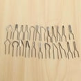 thumbnail image 6 of 1/Pcs Electrocautery Pen Pyrography Machine Handle Solder Tip 23/Pcs for Gourd,Plank,Leather,Bark,1 * Pyrograph pen 23 * Solder tip,Black & Silver, 6 of 8