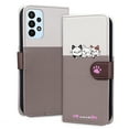 thumbnail image 4 of Feishell Cute Animal Pattern Wallet Phone Case for Samsung Galaxy A23 5G,Color Matching PU Leather Shockproof Magnetic Flip Stand Credit Card Slots Slim Phone Case with Wrist Strap,Gray, 4 of 8
