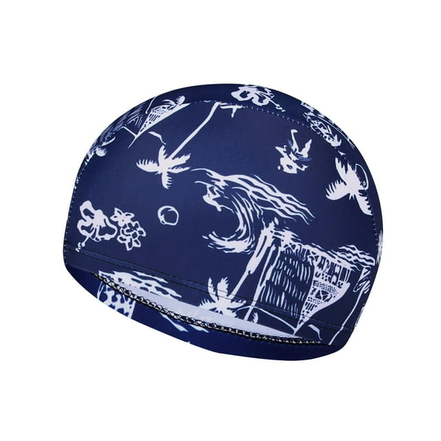 Swimming Cap Swim Pool Bathing Hat Fashion Comfortable Summer Unisex Bathing Cap Style E