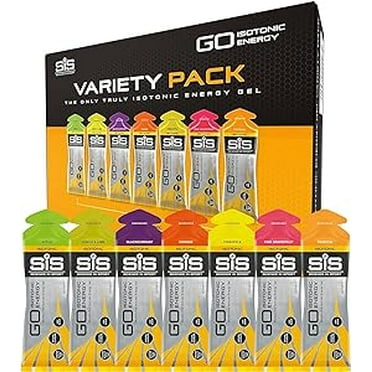 Science in Sport 60 ml Energy Gel Variety - Pack of 7
