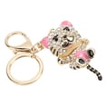 thumbnail image 1 of Colgantes de llavero Llavero de diaColgantes de llavero, llavero con forma de tigre pequeo y lindo con forma de animal con diamantes de imitación tachonados para regalo para decoración, 1 of 8