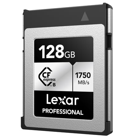 Lexar Professional CFexpress 128GB Type-B SILVER 128GB 最大読み出し1750MB/s 最大書き込み1300MB/s 海外リテール