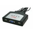 thumbnail image 3 of 4 Port USB KVM Switch with Audio 35 Inch USB Cable Audio Cable and Switch Remote, 3 of 6
