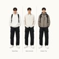 thumbnail image 4 of Cargo Pants For Men Casual Wide Leg Relaxed Fit Tactical Work Pants Mens Fall Fashion Elastic Waist Drawstring Long Trousers With Mult Pockets, 4 of 4
