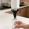 thumbnail image 3 of EverydayNest Bottle to Bottle Transfer Funnel Connector,Universal Emptying Adapter for Shampoo Soap Lotion,Reusable Multi-Diameter Anti-Spill Funnel for Travel Home, 3 of 8