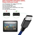TRAHOO3Pack 6ft USB C Cable Compatible with Kindle Ereaders,Fire