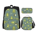 thumbnail image 1 of Balery Cute Yoga Frogs Mochila Escolar 3 en 1 para Niños - Mochila Resistente con Lonchera Térmica y Estuche - Mochila Escolar para Niños y Niñas, 1 of 7