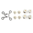 thumbnail image 1 of Button Pins, Pant Button Pins Screw Type Metal  For Shirts For Jackets For Suits Silver Black, 1 of 1