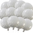 thumbnail image 1 of Globos de Golf Mokesova 12 unidades 46 cm Decoración de Fiesta de Papel Metalizado, 1 of 1