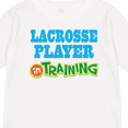 thumbnail image 4 of Inktastic Lacrosse Player in training Boys or Girls Long Sleeve Toddler T-Shirt, 4 of 5