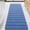 Blue, variant on Long Bathroom Rugs Runner, 24" x 60" Large Bath Rug Non Slip Washable, Absorbent Microfiber Bath Mat Luxury Soft, Cozy Bathroom Runner Rug for Shower Quick Dry, Grey