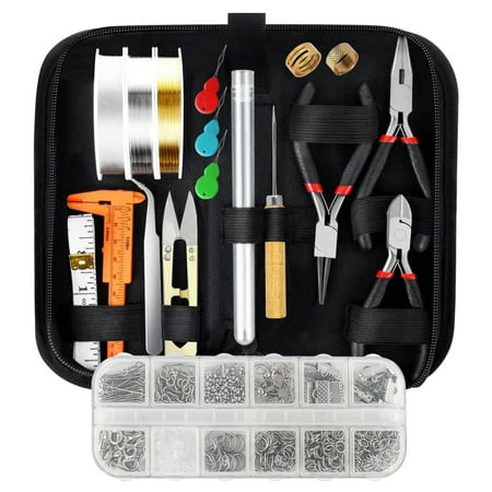 Jewelry Repair Kit, EEEkit Jewelry Making Supplies for Beadings, Bracelets, Earrings, Necklaces