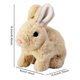 thumbnail image 3 of Pascua Realista Conejito Juguete Peluche Regalos para (marrón Claro), 3 of 5