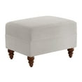 thumbnail image 3 of Comfort Pointe Clarendon Beige Fabric Upholstered Accent Chair and Ottoman, 3 of 8