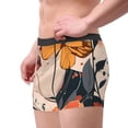 thumbnail image 2 of Yiaed Butterfly Floral Elegance Print Men's Soft Cotton Boxer Shorts Breathable Boxers Underwear Moisture-Wicking Underwear Stretch Boxer Briefs for Man-Small, 2 of 5
