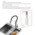 thumbnail image 3 of Bearachild Dispensador de Gel de 300ml, bomba para el hogar, Bar, cocina, baño, inodoro, lavabo, contenedor de almacenamiento para a mano, Utensilios de cocina Plata Bearachild  HA067499-01, 3 of 6