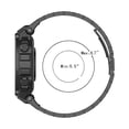 thumbnail image 2 of Correa de reloj de acero inoxidable para Amazfit T-Rex Pro/Amazfit T-Rex (negro) Likrtyny  Para estrenar, 2 of 8
