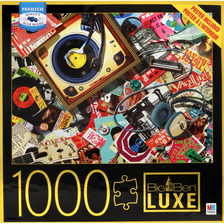 Milton Bradley Big Ben Luxe: 1960's Jigsaw Puzzle - 1000pc