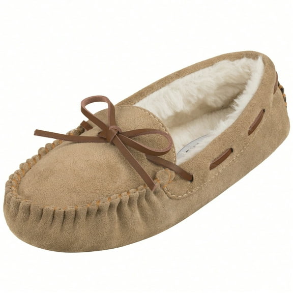 Women House Slippers Faux Furs Indoor Outdoor Moccasin Shoes Fuzzy Fluffy Furry Loafers Warm Flat Shoes Furry Slippers