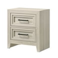 thumbnail image 5 of 6Pc Off-White Architectural Paneling 6Pc Queen Size Bed Master Bedroom Set, 5 of 7