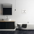 thumbnail image 2 of Stupell Industries Ladies & Gents Bathroom Sign Country Grain Pattern, 12 x 12, Design by Jaxn Blvd., 2 of 5