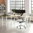 thumbnail image 4 of Pemberly Row Engineered Wood 72W x 24D Computer Desk w/ Metal Legs - Natural Elm, 4 of 9