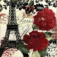 thumbnail image 2 of Sophie 6 26x26 Gold Ornate Wood Framed with Double Matting Museum Art Print Titled - Parisienne, 2 of 4
