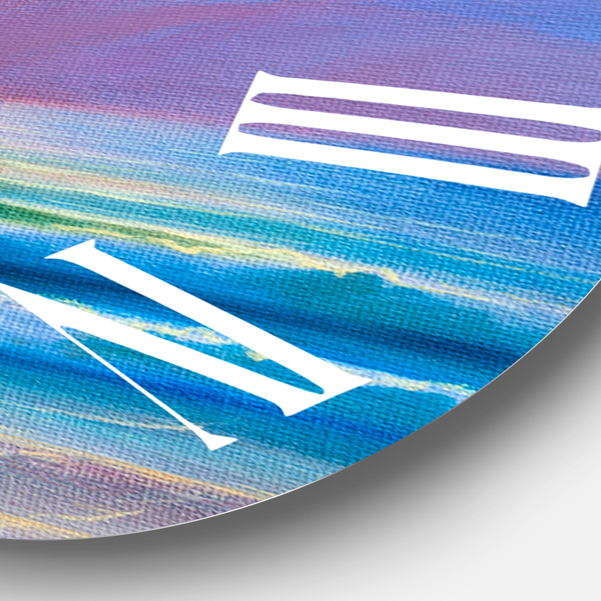 Designart 1 in Quartz Coastal Wall Clock