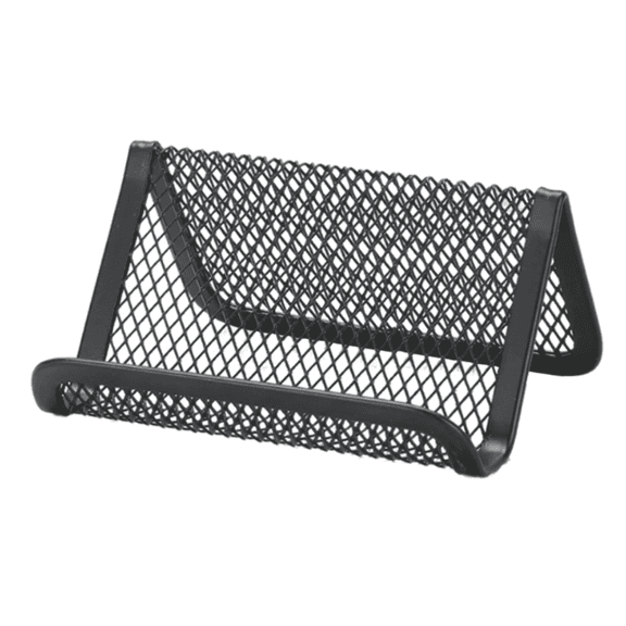 CCOCC Business Card Holder,Multi-Functional Design Business Card Organizer,Stable Support Business Card Holder Desk,Black