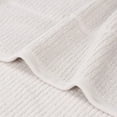 thumbnail image 6 of Superior Milo Smart Twist Cotton Medium Weight 3 Piece Towel Set, Silver, 6 of 10