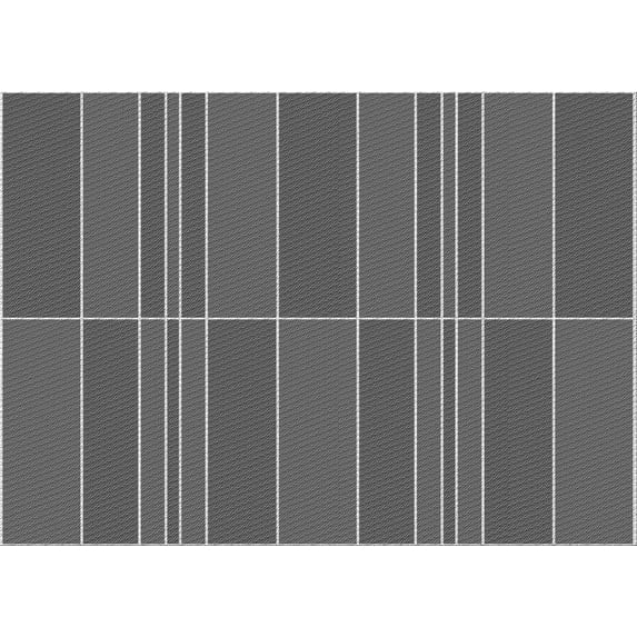 Ahgly Company Machine Washable Indoor Rectangle Transitional Gray Area Rugs, 2' x 4'