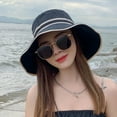 thumbnail image 2 of COCOpeaunt Fashion Summer Autumn Bucket Hat Patchwork Stripe Women Outdoor Hip Hop Foldable Bob Fisherman Hat Casual Travel Gorros Panama, 2 of 6