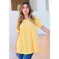 thumbnail image 4 of Roaman's Women's Plus Size Textured Knit Swing Tee, 4 of 4