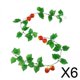 thumbnail image 1 of 6x Planta Colgante De Ratán Con Flores Artificiales, Ratán Falso Para El Hogar, Boda, Manzana, 1 of 10