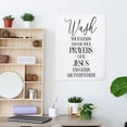 thumbnail image 6 of AVOI Wash Your Hands and Say Your Prayers Sign, Wall Bathroom Sign with Quotes, Jesus and Germs Sign, Cute Bathroom Sign Decor Farmhouse, Rustic Wash Your Hands Sign Bathroom Decor Unframe: 16x12in, 6 of 6