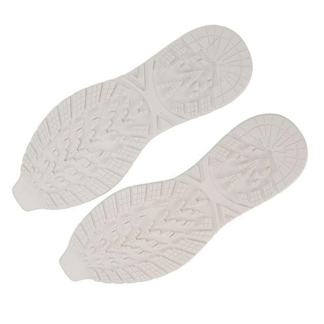 Protecteurs de Semelles de Chaussures, Semelle Complète en Caoutchouc Antidérapante Réduction de Bruit Coussin Réparation Complète pour Chaussures Femmes Hommes