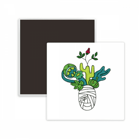 

horus botany cactus square ceracs fridge magnet keepsake memento