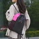 thumbnail image 5 of Mochila con Cordón Ajustable - Bolsa Deportiva con Correas Ajustables, 34 X 42 Cm, de Poliéster, Ideal para Gimnasio, Escuela y Viajes - Negra, Azul, Roja, Gris, 5 of 6