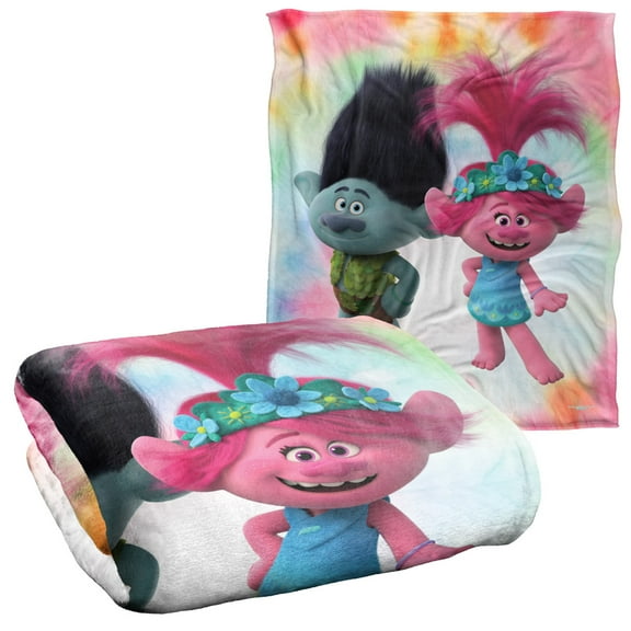 Trolls Blanket, 50'x60', Holding Hands Silky Touch Super Soft Throw