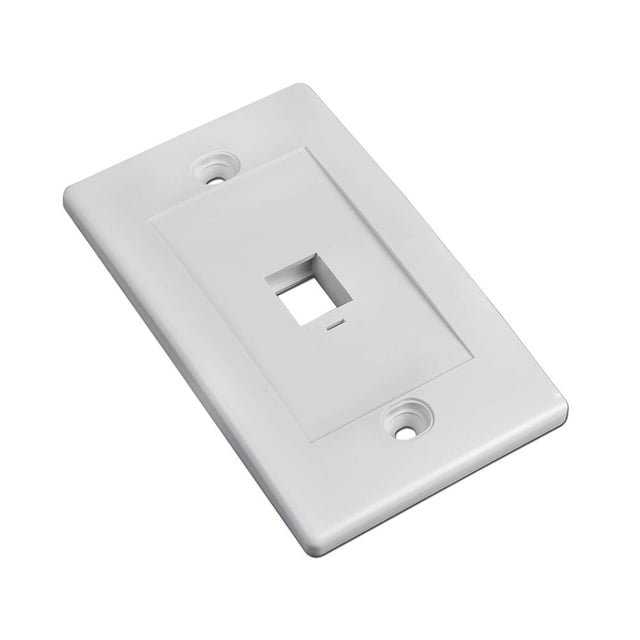 Tapa para caja INTELLINET NETWORK SOLUTIONS 163286 Montaje al ras una salida blanco