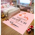 thumbnail image 1 of Alta calidad, diferentes tamaños, patrón de dibujos animados, HelloKitty, estampado de leopardo, alfombra para dormitorio, sala de estar, suelo, 1 of 4