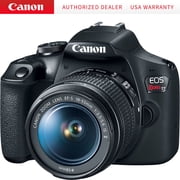 Canon EOS Rebel T7 DSLR Camera EF-S 18-55mm f/3.5-5.6 IS II Lens Kit, 24.1 Megapixel CMOS (APS-C) Sensor, Full HD Videos, Built-in Wi-Fi, Beginner Photographers, Digital Camera, Black