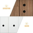 thumbnail image 3 of Miangastore Round Mesh Hole Louver Stainless Steel 10Pcs 1.14X1.14X0.39In, 3 of 9