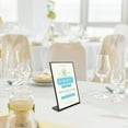 thumbnail image 3 of AURARMLET Menu Card Holder Clear Plastic Sign Holder 1Pcs For Shoe Shops, 3 of 4
