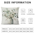 thumbnail image 6 of Nawypu Spring Summer Leaf Pillow Covers Watercolor Eucalyptus Leaves Couch Pillow Cases Sage Green Farmhouse Throw Pillows Set of 2 Home Decor for Living Room Bedroom Bed Cushion Outdoor, 6 of 6