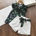 thumbnail image 2 of Beach Outfits 2pcs Sleeveless Tops + Shorts Summer Set T Shirt and Shorts Summer Outfits Easter Mama Party Days Trendy Clothes, 2 of 4