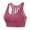Mesh Neon Pink, variant on URMAGIC Push-up Mesh Sports Bras for Women-Front/Back Cutout Sexy Workout Yoga Crop Top